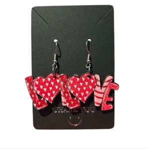 Trendy Vintage Love Dangle Earrings